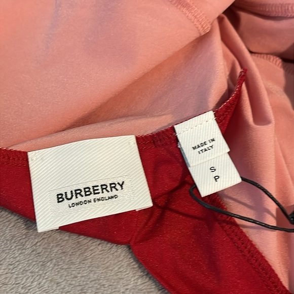 NEW Burberry Two-Tone Jersey Bodysuit - Picture 5 of 5